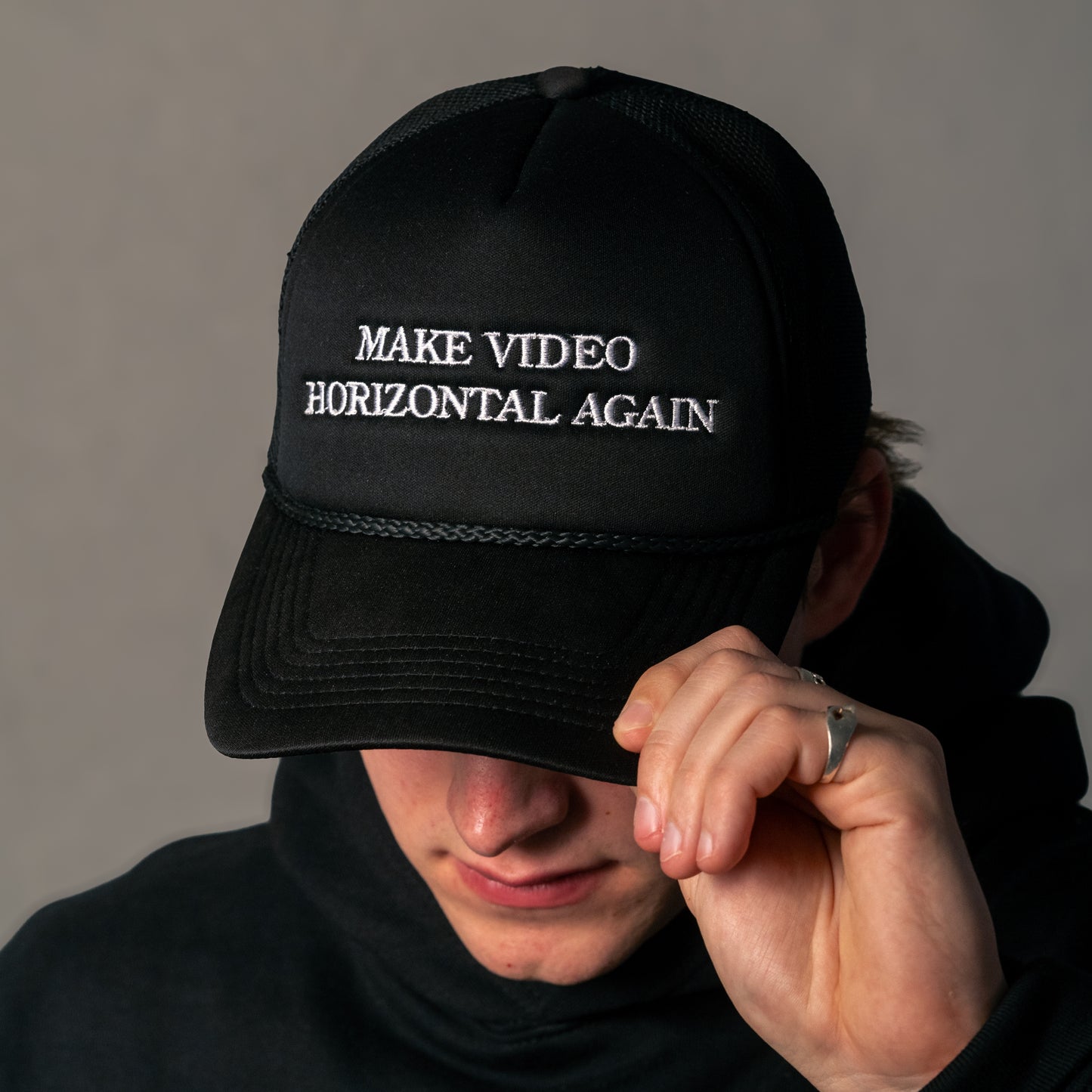 "Make Video Horizontal Again" - Trucker Hat